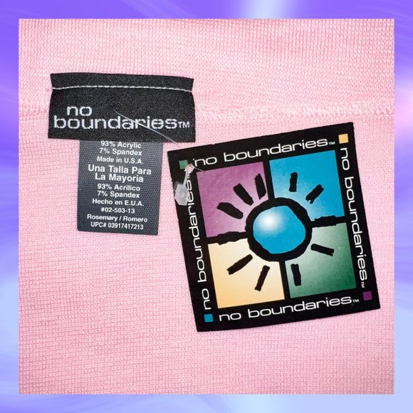 Pink Y2K Cropped Tube Top - NWT - No Boundaries Pink Vintage Tube Top - One Size - Picture 3 of 3